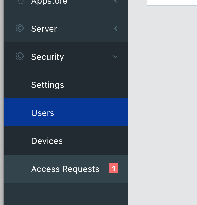 Device Access Request